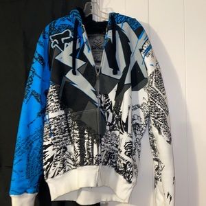 Fox brand zip up hoodie size XL